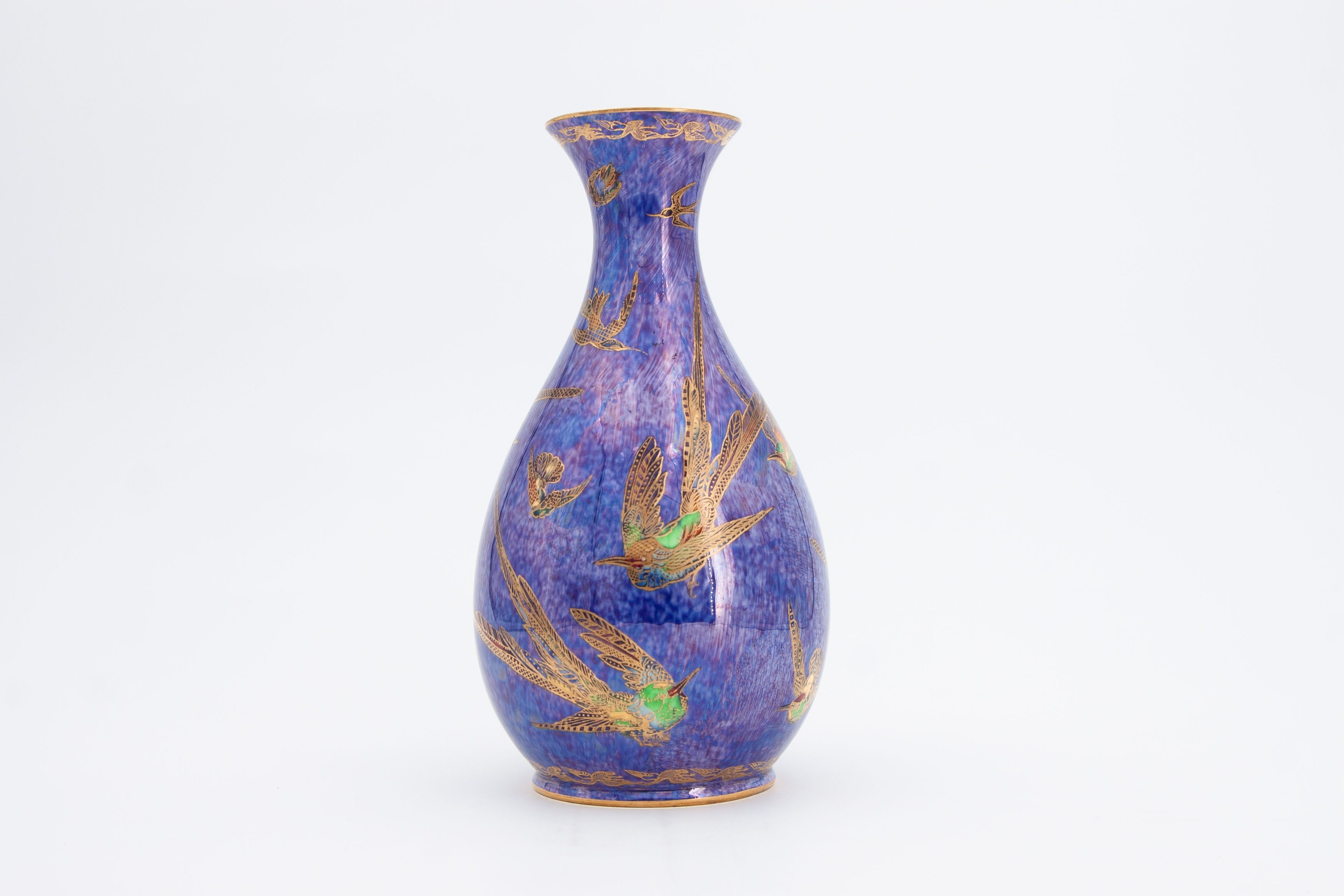 Wedgwood Blue Lustre Vase