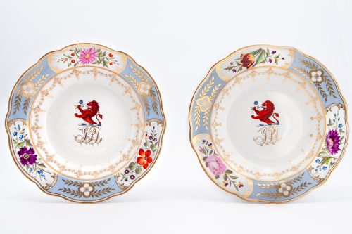 Chamberlains Worcester Porcelain Dishes