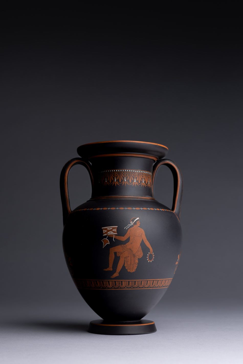 Wedgwood Neoclassical Black Basalt Vase